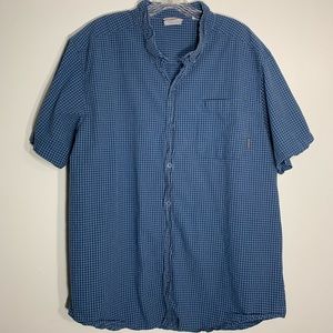 3/20 Columbia Outdoors Men’s Navy Checkered Top